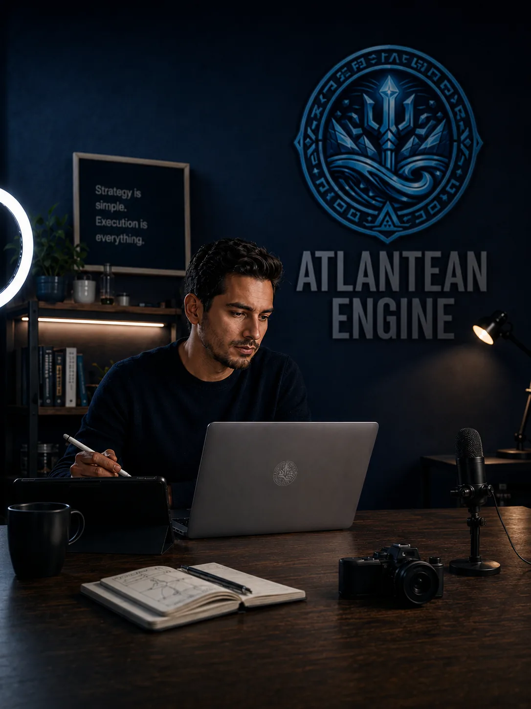 A creator reviewing their money in Atlantean Engine